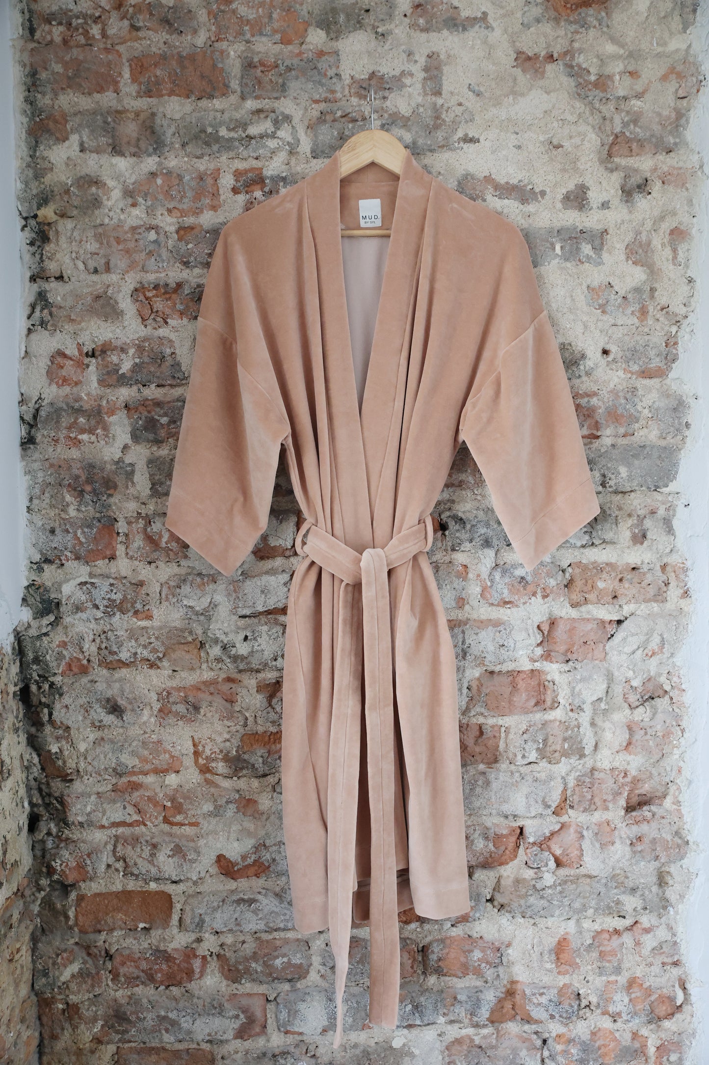 KIMONO NUDE cotton velvet