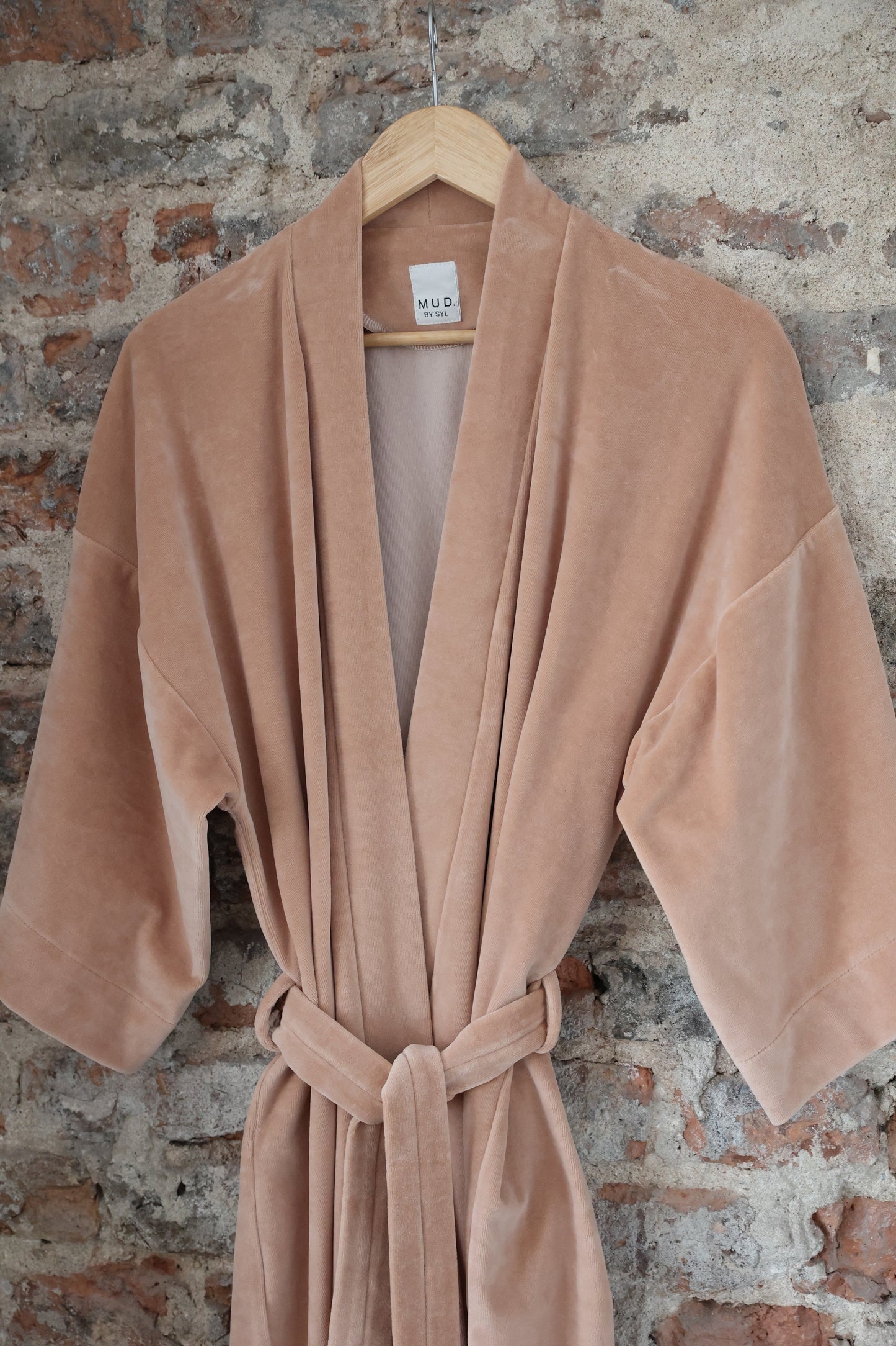 KIMONO NUDE cotton velvet